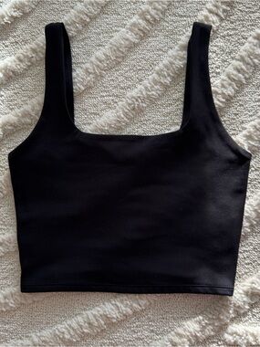 Express Black Body Contour Cropped Tank Top Women’s Size XS